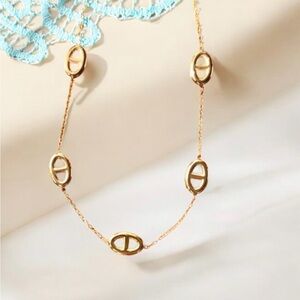 Gold Plated Stainless Steel Necklace